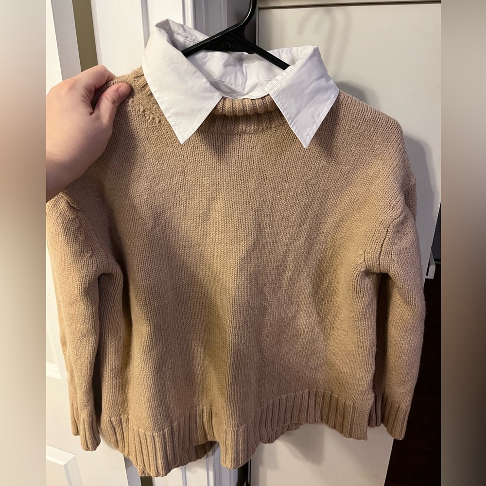 EUC Tuckernuck Dickey sweater in Chai ❤️